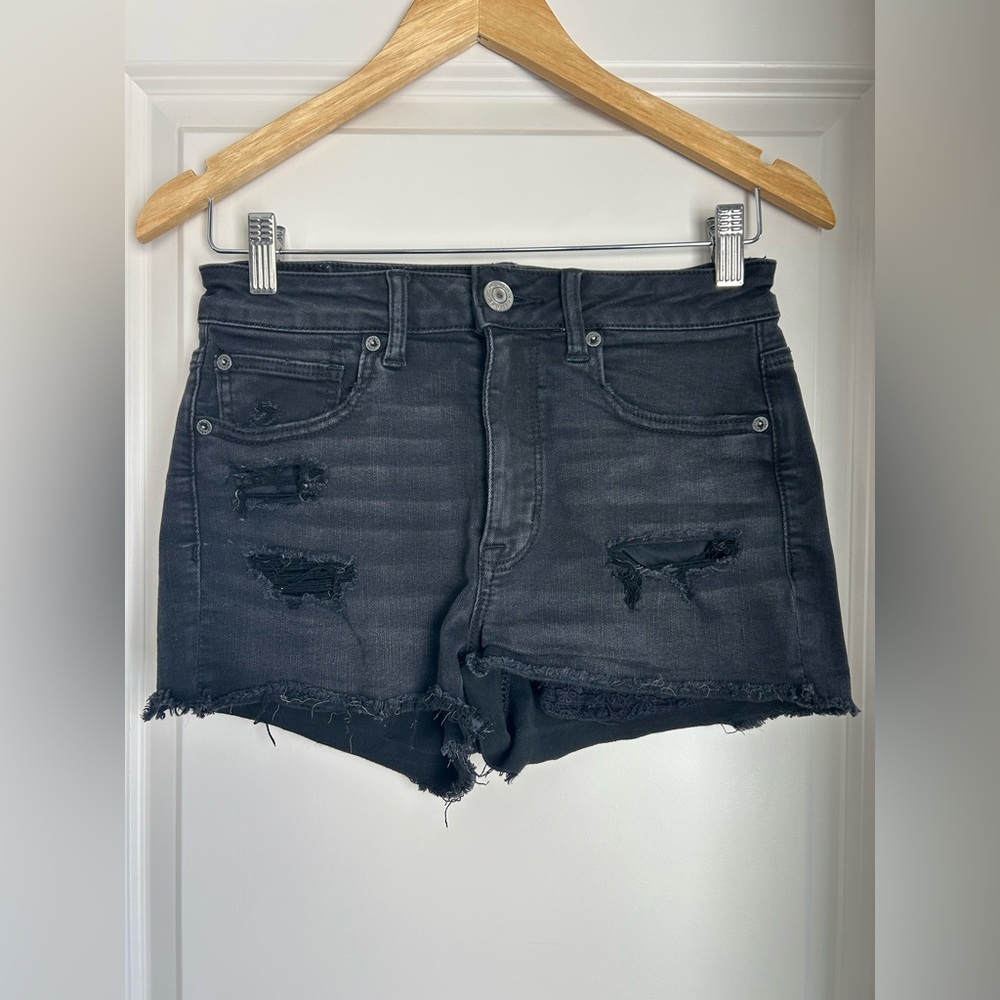 💕American Eagle Charcoal black Jean Shorts💕